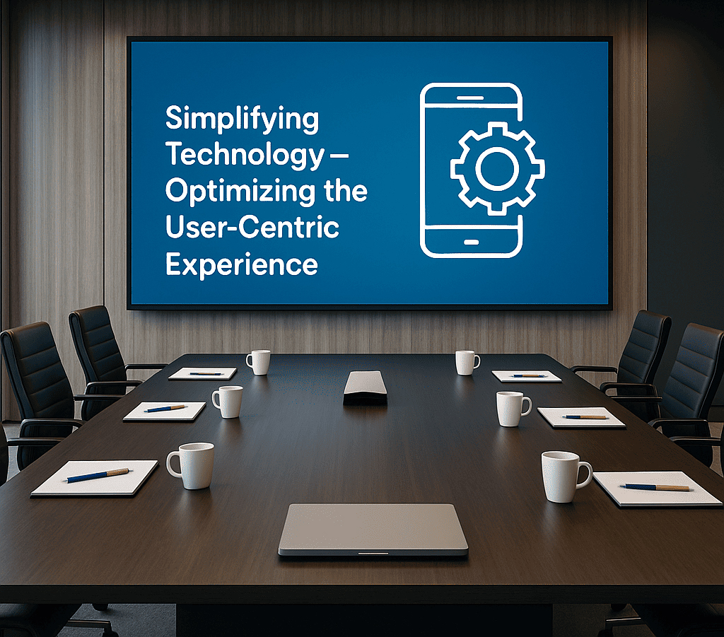 Simplifying Technology – Optimizing the User-Centric Experience