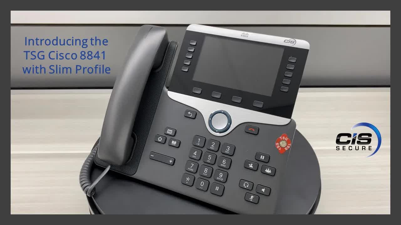 announce the cis secure tsg cisco 8841 with slim profile